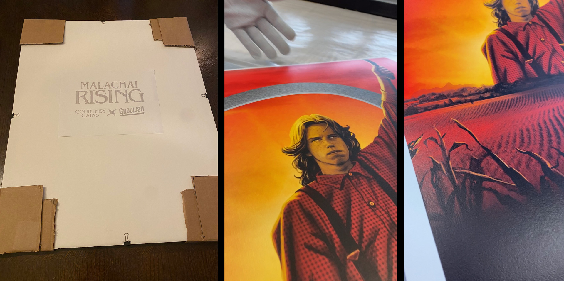 Signed Malachai Rising physical print
